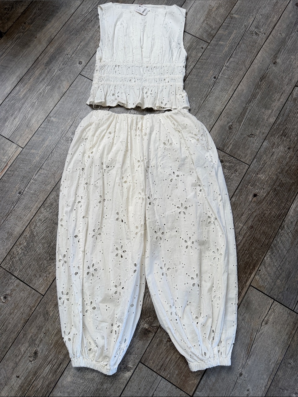 Jude Eyelet pant set